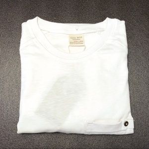 Long Sleeved Cotton Shirt with Front Pocket